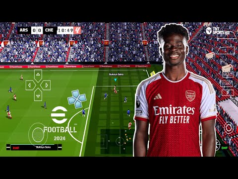 eFOOTBALL PES 2024 PPSSPP Android Update Transfers Kits 2024 Now Faces Camera PS5 Graphics HD