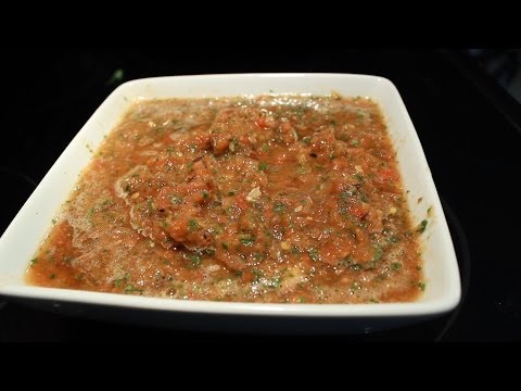 Never Buy Salsa Again ! How to make Picante Sauce Fire Roasted