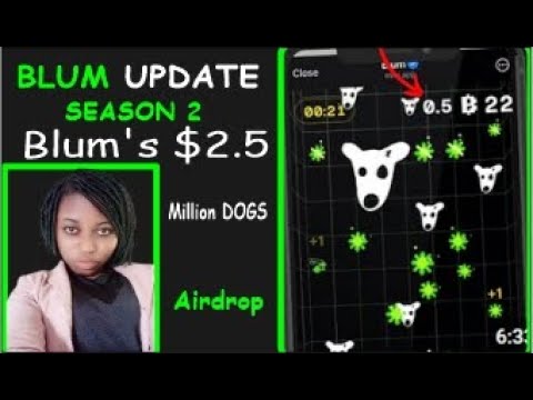 Free $Dogs Coin CLAIM for all BLUM Players Season 2 - Next $Dogs Airdrop