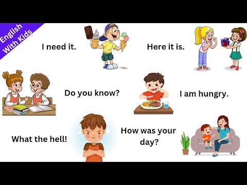 Speak English With Kids | Spoken English for kids | Daily use English sentences