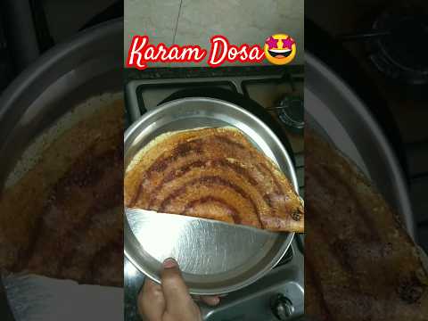 ఆనియన్ కారం దోసెలు  karam dosa👌#food#karamdosa#dosa#tiffin