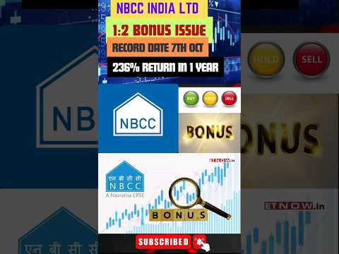 NBCC India Ltd #ytshorts #viralshorts #bonusshare #trending