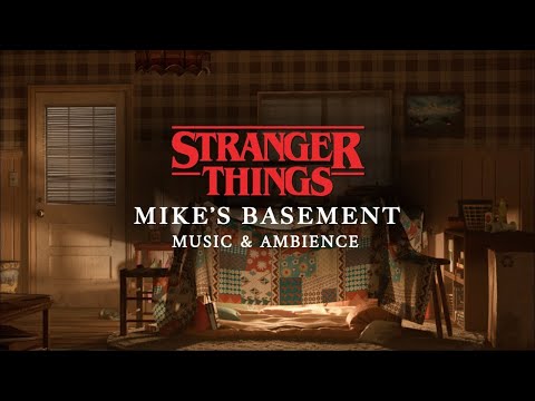 Stranger Things Music and Rain in Mike's Basement