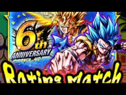 [DRAGON BALL LEGENDS] 6TH ANNIVERSARY RATING MATCH PVP (FULL GAMEPLAY)🔥