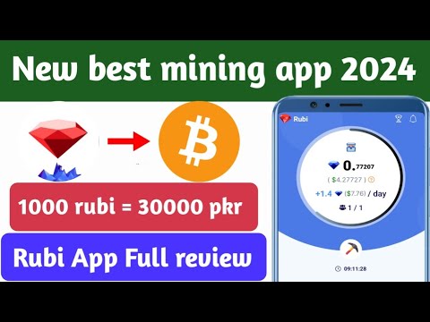 New Rubi mining app big profit 100$ to 200$ || new Earning app 2024 || How to earn money online