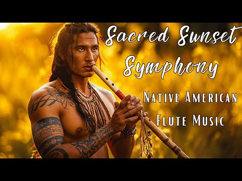 Sacred Sunset Symphony 🌅 | Native American Flute Music for Relaxation and Emotional Healing