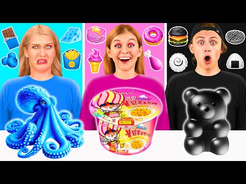 Alimentos de Los Mismo Colores Desafío | Guerras de Bromas por PaRaRa Challenge