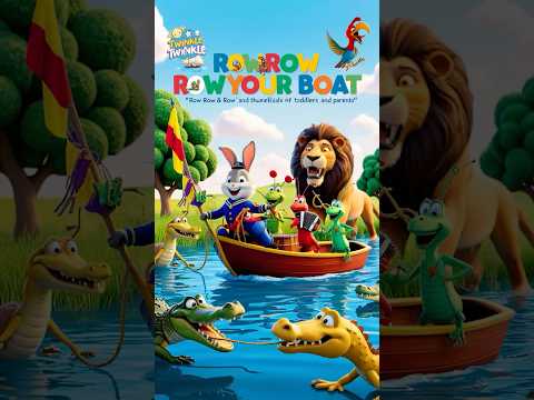 Row Row Row Your Boat (Animal Version)​⁠@TwinkleTwinkle_Education  - Nursery Rhymes & kids songs