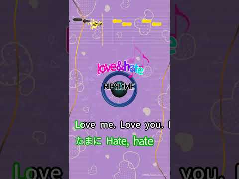 【カラオケ】love & hate/RIP SLYME #shorts