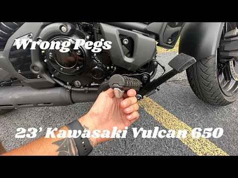 Kawasaki Vulcan 650 How to Fix Pegs