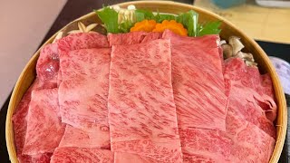 KOBE BEEF & KAMAMESHI at Kutsurogiya くつろぎ家 有馬温泉 (The meal that almost made me cry🤤😭)