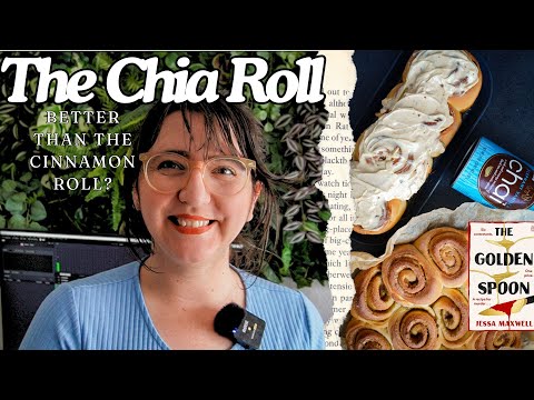 The Chia Roll - A Delicious Twist on Cinnamon Rolls - Inspired by The Golden Spoon