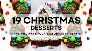 19 Easy CHRISTMAS DESSERTS To Impress Your Guests | Sweet Recipe Ideas #christmas #christmas2024