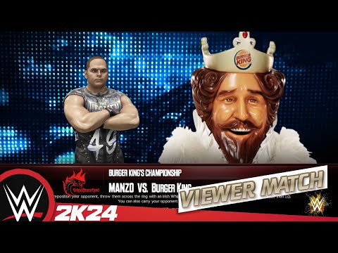 WWE 2k24 Peoples Choice - TLC Match - Manzo VS Burger King