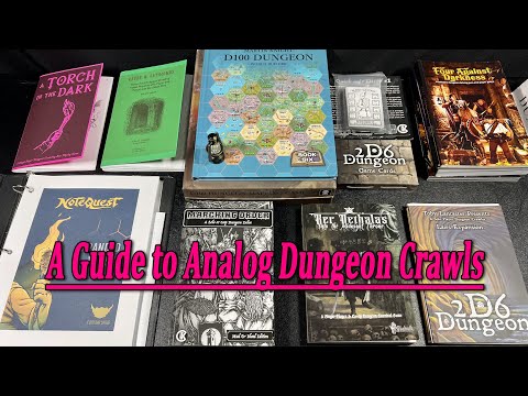 A guide to solo, analog, dungeon crawls (solo RPG)