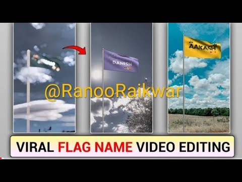 instagram पर फ्लैग वाला वीडियो कैसे बनाएं✅flag name video Editing| New flag reel #instagramreels