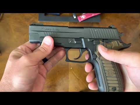 Sig P226 tactical 9MM disassembly and reassembly