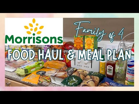 MORRISONS FOOD HAUL & MEAL PLAN | UK GROCERY HAUL JANUARY 2025