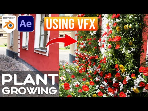 How To Create Plant Growing CGI Animation VFX | Blender VFX Tutorial