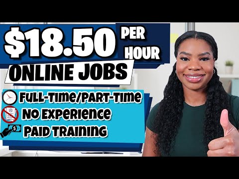 ✅ Earn $18.50/Hour From Home! No Experience Needed! (Part-Time & Full-Time)