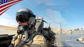 F-15E Strike Eagles Takeoff/Flying/Cockpit Footage