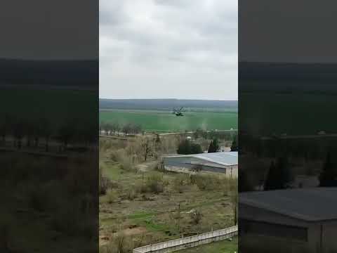 A video of supported Russian Mi-8 helicopters by a ka-52 Alligator.