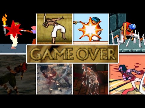 Evolution Of Prince of Persia Games Death Animations & Game Over Screens (1989 - 2024)