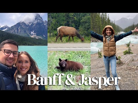 BANFF VLOG: Bow Lake, Peyto Lake, Mistaya Canyon, Maligne Lake, Waterfowl Lake, Jasper Town 🐻🏞️