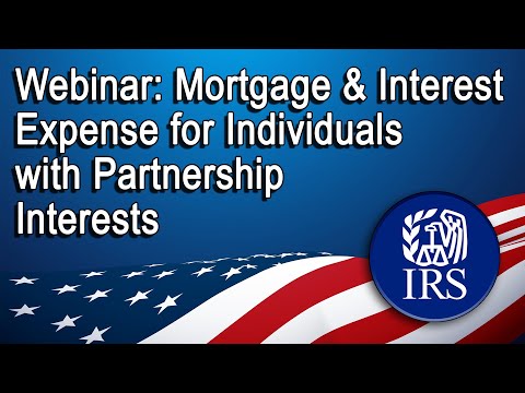 Mortgage & Interest Expense for Individuals with Partnership Interests Form 1116 and Sch. K-3