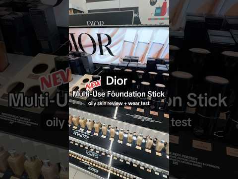 OILY SKIN APPROVED?! || NEW!!✨ @Dior Multi Use Foundation Stick #newmakeup2024