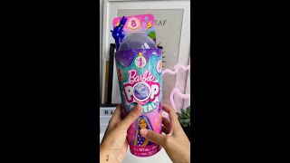 [ASMR VIDEO] 🍇 UNBOXING Barbie Pop Reveal Fruit Series 🍇 Purple Slime Reveal