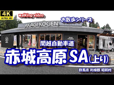 赤城高原SA(上り) 【4K お散歩シリーズ】 関越自動車道 群馬県 利根郡 昭和村 24年10月18日