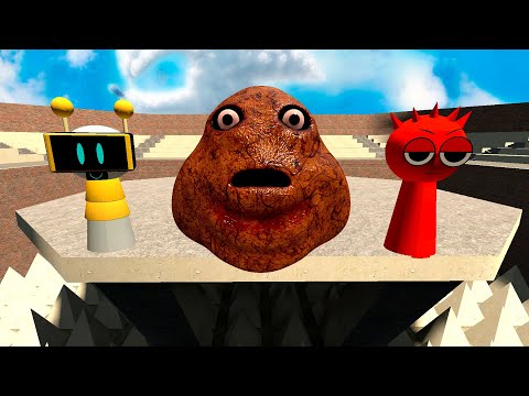 SECRET 😱 SPIKE CREEPY SPRUNKI POU BOU FROM BOU'S REVENGE In Garry's Mod!