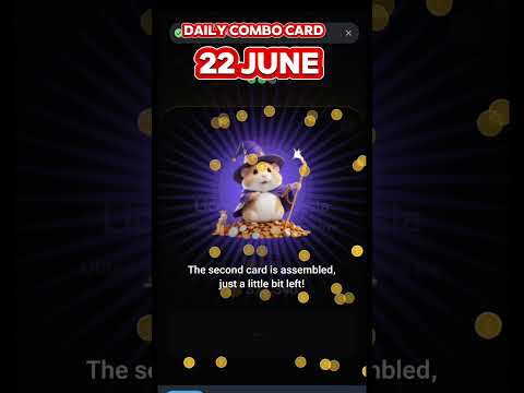 hamster combat daily combo card today 22 June #hamstercombat #shorts #viral