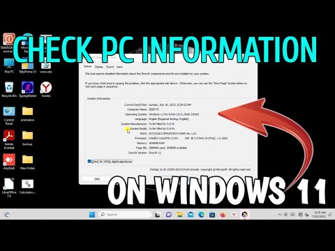 How To Check PC INFORMATION on Windows 11