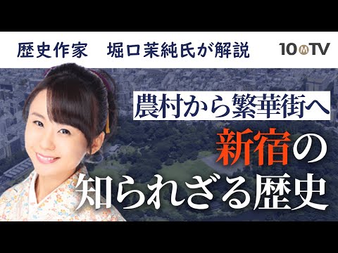 新宿の歴史…かつては馬糞臭い宿場町だった「内藤新宿」｜堀口茉純