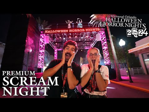 Halloween Horror Night's 2024 BEST Night Ever! Premium Scream Night