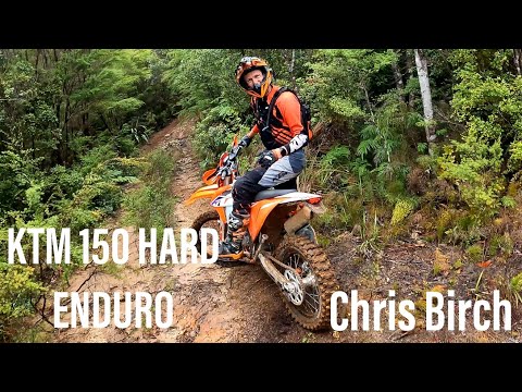 Hard Enduro training on the KTM 150 EXC Chris Birch