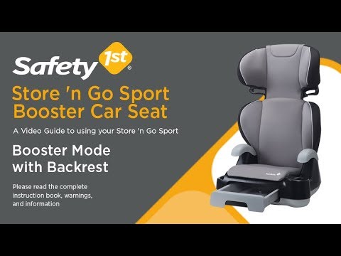 Store 'n Go Sport Booster Car Seat - With Backrest: Installation Guide | Safety 1st