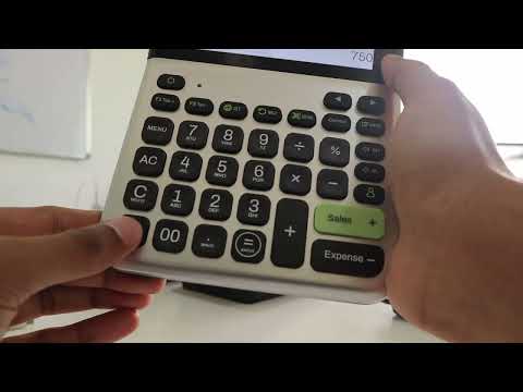 How to use M+, M-, MRC and MU functions on Tohands smart calculator V4.