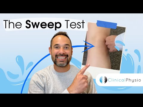 The Sweep Test for the Knee Joint | Expert Physio Explains How to Perform this Test in Practice!