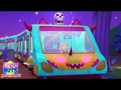 Spooky Train Song, Halloween Rhyme And Spooky Cartoon Video