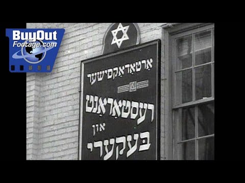 1939 New York Jewish Community - Synagogues, Scouts, and Street Life