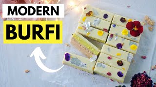 Milk Powder Burfi Bars - Indian Fusion Dessert for Diwali