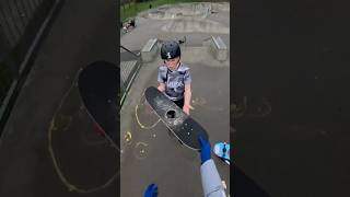 Did he deserve it?🤔      #school #scooter #skate #funny #skatepark #skit #sketch #comedy #bike #sad