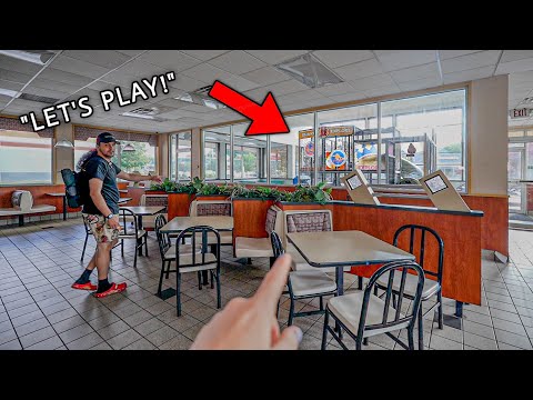 We Got Inside an Abandoned BURGER KING With a Play Place!