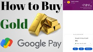 How to buy gold on google pay | Gold investment | Digital gold | Google pay