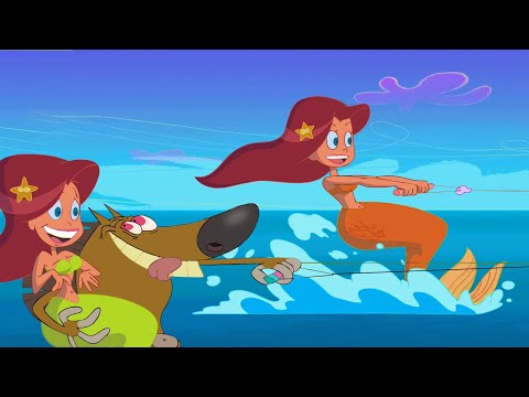 ZIG e SHARKO 🌴 À vontade na água 🌊 Zig e Sharko Brasil | Desenho Animado em português