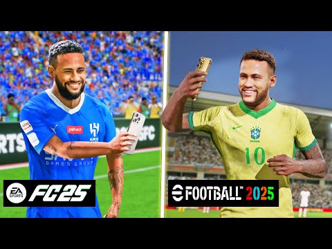 EA FC 25 vs eFootball 2025 - Signature Celebrations Comparison