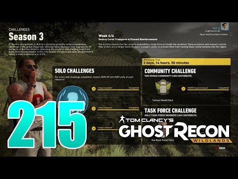 Ghost Recon Wildlands Ep 215 - S03W04 Solo Challenge 3 - "Submarine Fleet 1-3" EXTREME